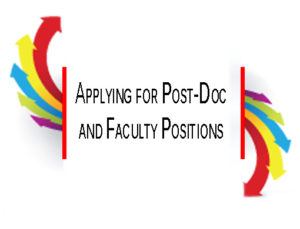 Webinar image: Applying for PostDocs and Faculty Positions