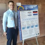 New SLC president, Alex Killam, during the Poster Session at the QESST-NSF Site Visit 2017